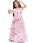 Disfraz de Princesa Zombie Infantil – Terror con Estilo Real