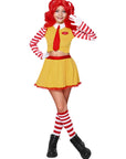Disfraz de Carnaval Adulto HERMANA M PAYASO Para Niña
