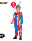 Disfraz Infantil de Payaso a Rayas – Diversión a todo color (Talla única)