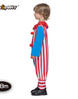 Disfraz Infantil de Payaso a Rayas – Diversión a todo color (Talla única)