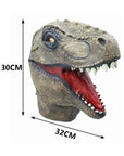 Máscara de Dinosaurio T Rex Realista con Boca Abierta