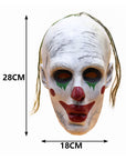 Máscara de Payaso Psicópata con Diseño Tricolor