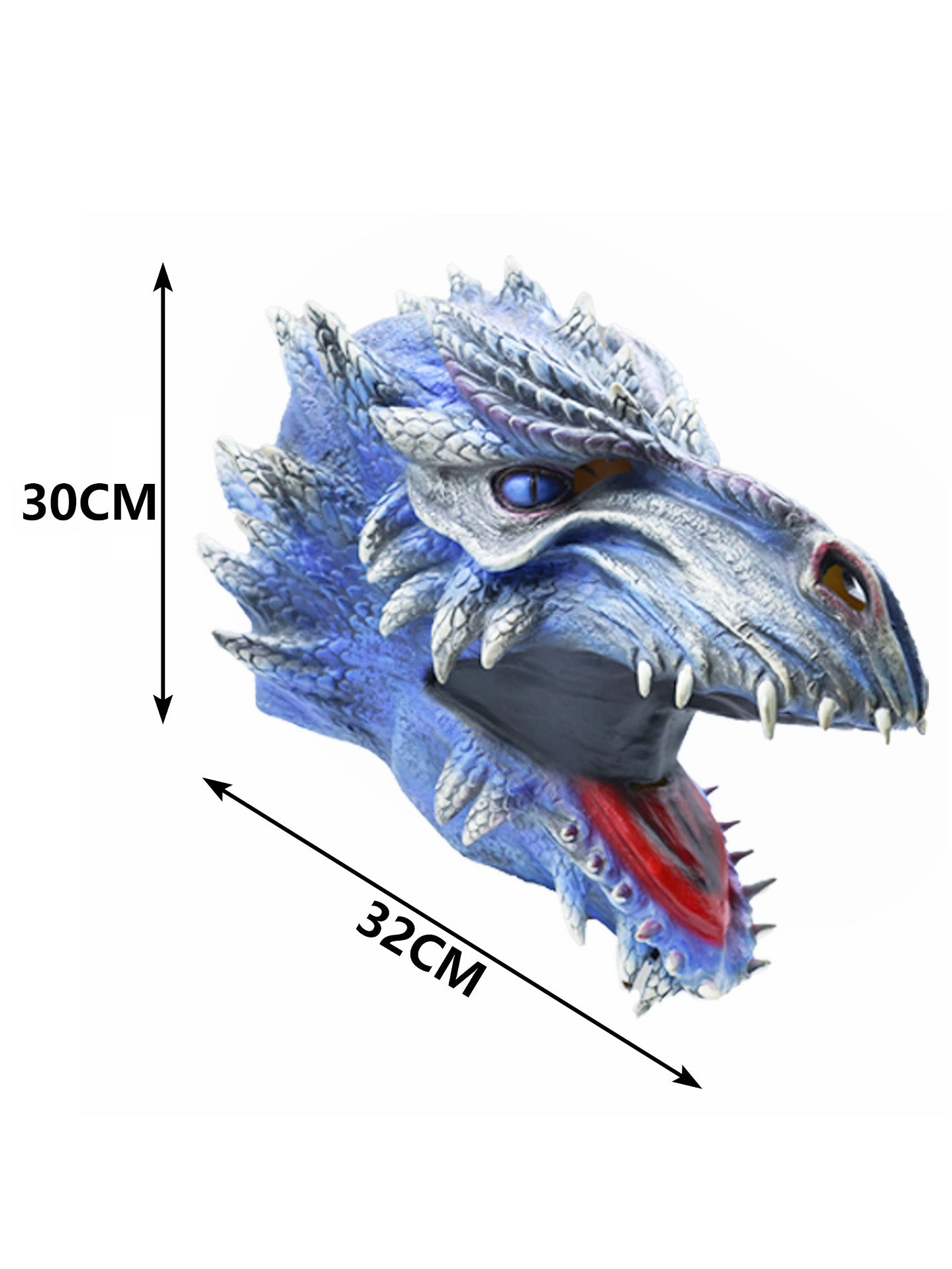 Máscara de Dragón Azul – ¡Desata tu fuego interior!
