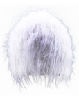Máscara de Anciano Sonriente con Cabello Blanco Despeinado
