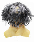 Máscara de Anciano con Cabello Realista y Bigote