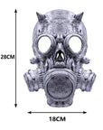 Máscara Gótica de Calavera con Respirador