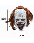 Máscara de Payaso Terrorífico con Sonrisa Mortal