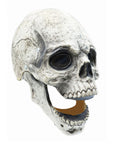 Máscara de Calavera Realista con Mandíbula Abierta