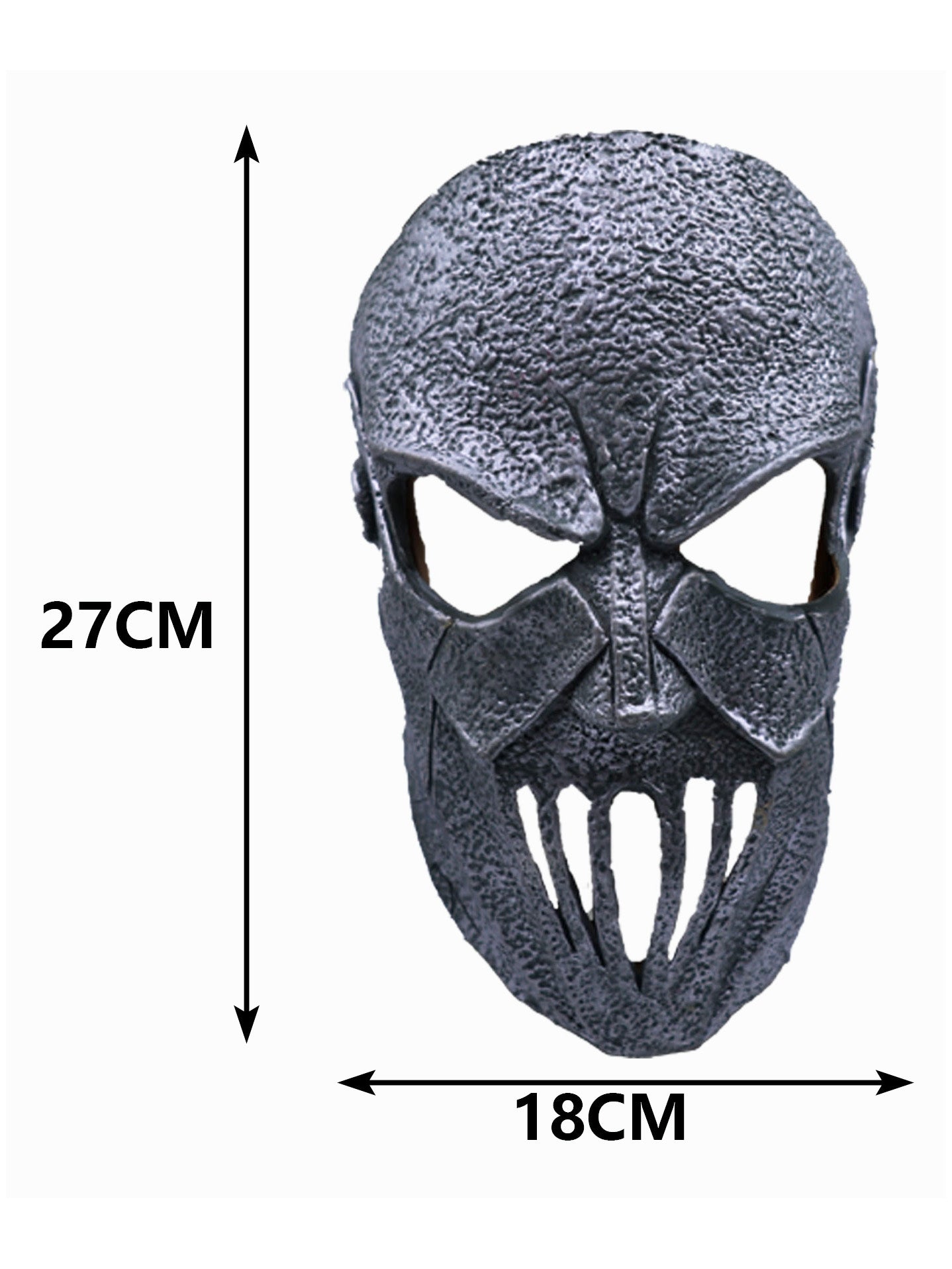 Máscara de Calavera Estilo Heavy Metal – ¡Impactante y poderosa!