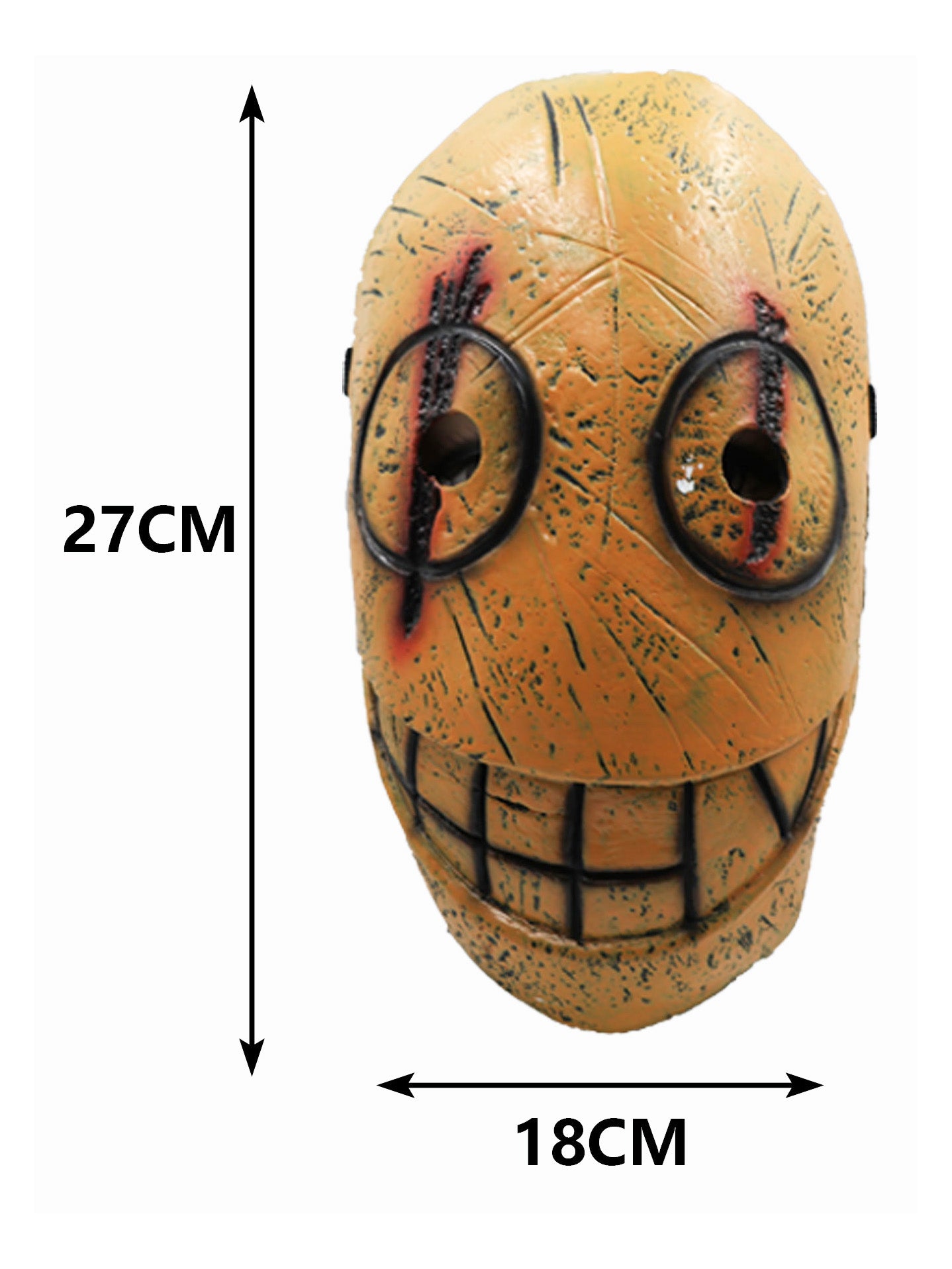 Máscara Sonrisa Macabra con Cicatrices – La risa que da miedo