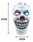 Máscara de Payaso Macabro con Sonrisa Siniestra