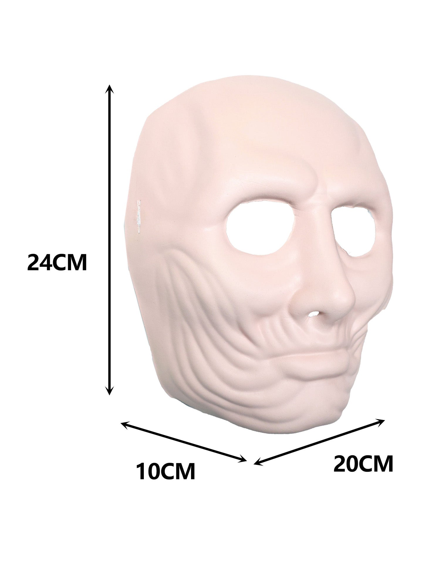 Máscara de Rostro Neutro y Perturbador