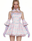 Disfraz de Carnaval PAYASO DIAMANTE COLOR PASTEL Para Mujer