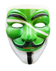 Máscara dorada estilo V de Vendetta