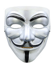 Máscara dorada estilo V de Vendetta