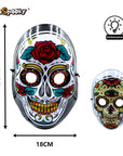 Máscara Calavera de Azúcar – Color y tradición que impacta