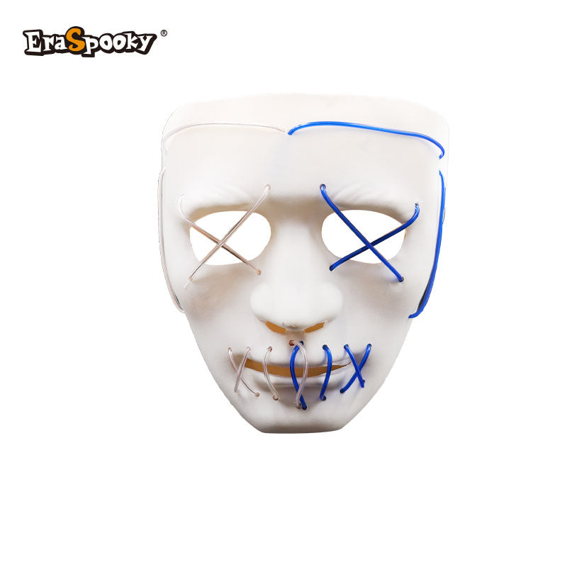 Máscara Rostro Cosido Bicolor – Silencio que inquieta