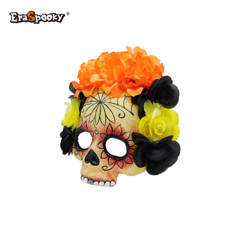 Máscara Calavera Floral – Fiesta de Colores