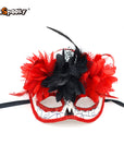 Máscara Calavera Floral – Media Cara