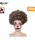 Peluca Rizada Tipo Afro – Volumen Instantáneo