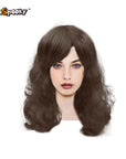 Peluca corta con flequillo – Estilo bob clásico