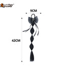 Trenza postiza con lazo – Accesorio para peinados