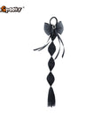 Trenza postiza con lazo – Accesorio para peinados