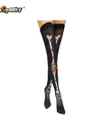 Medias altas con estampado esquelético – Halloween & Cosplay