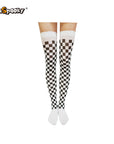Medias altas con estampado esquelético – Halloween & Cosplay