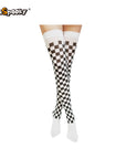 Medias altas con estampado esquelético – Halloween & Cosplay