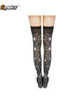 Medias altas con estampado esquelético – Halloween & Cosplay