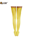 Medias altas con estampado esquelético – Halloween & Cosplay