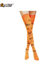 Medias altas con estampado esquelético – Halloween & Cosplay