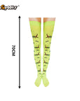 Medias altas con estampado esquelético – Halloween & Cosplay