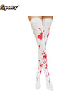 Medias altas “Salpicaduras” – Halloween & Cosplay