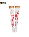 Medias altas “Salpicaduras” – Halloween & Cosplay