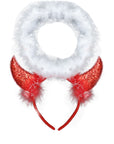Diadema de Diablesa con Cuernos y Lentejuelas – Accesorio de Halloween