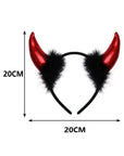 Set de Diadema de Demonio – 3 Piezas para un Disfraz Diabólicamente Divertido