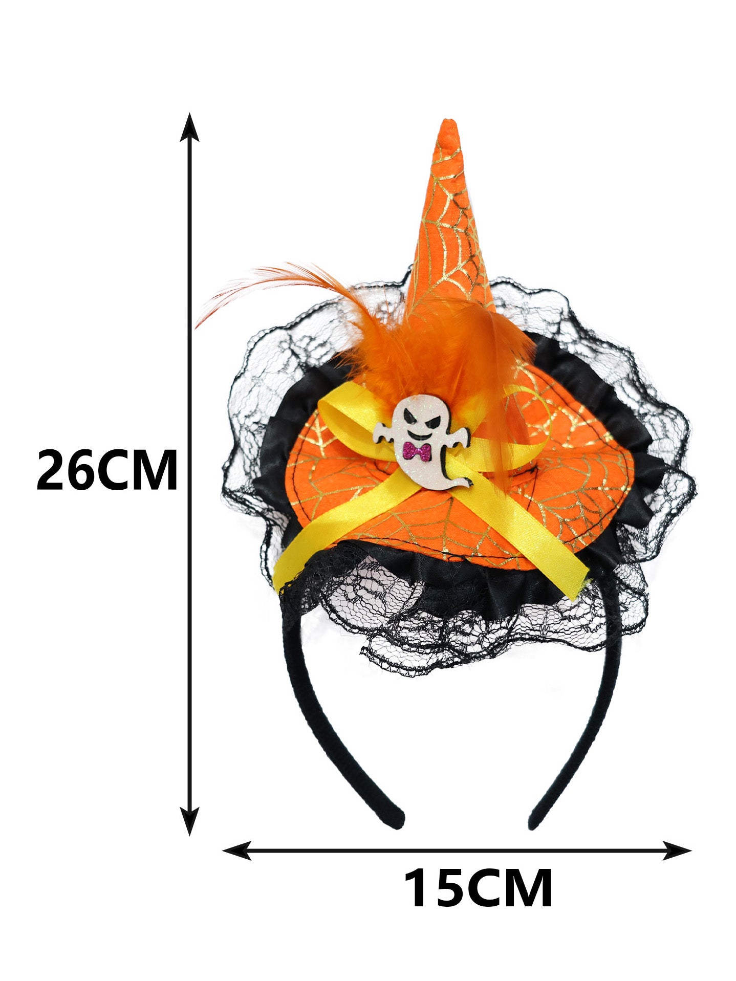 Diadema Sombrero de Bruja – Estilo Encantador para Halloween