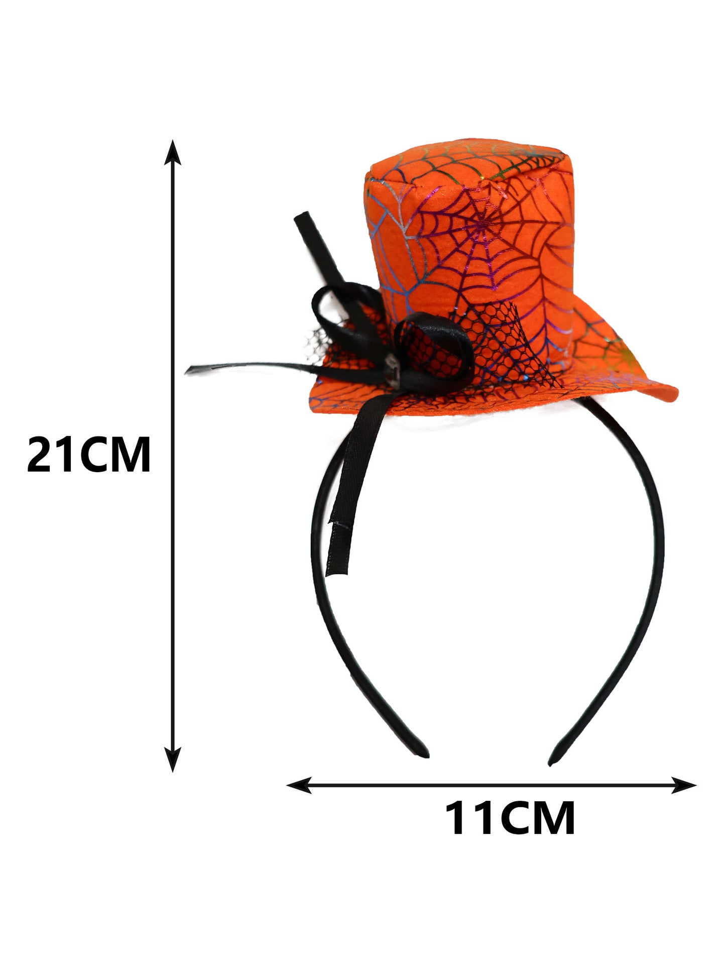 Diadema Sombrerito Telaraña – Toque de bruja al instante