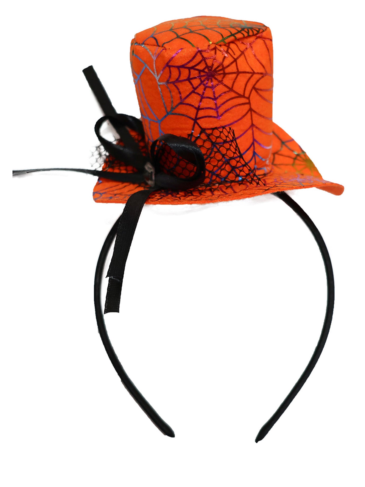 Diadema Sombrerito Telaraña – Toque de bruja al instante
