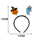 Diadema de Calabazas Brillantes – Accesorio Divertido para Halloween