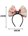 Diadema de Lazo con Calabazas – Accesorio Encantador para Halloween