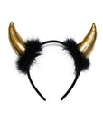 Diadema de Diablesa con Cuernos y Lentejuelas – Accesorio de Halloween