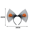 Diadema de Lazo con Calabazas – Accesorio Encantador para Halloween