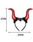 Diadema de Diablesa con Cuernos y Lentejuelas – Accesorio de Halloween