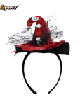 Diadema con Mini Sombrero de Bruja – Toque Macabro y Coqueto