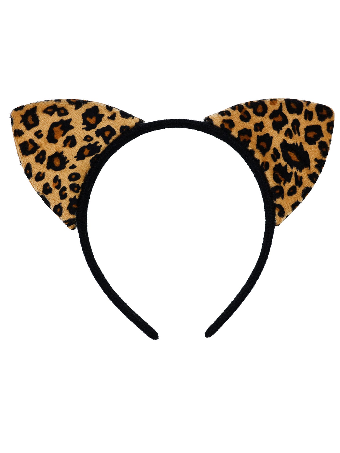 Diadema con Orejas de Gato Estilo Leopardo – Accesorio Divertido para Disfraz