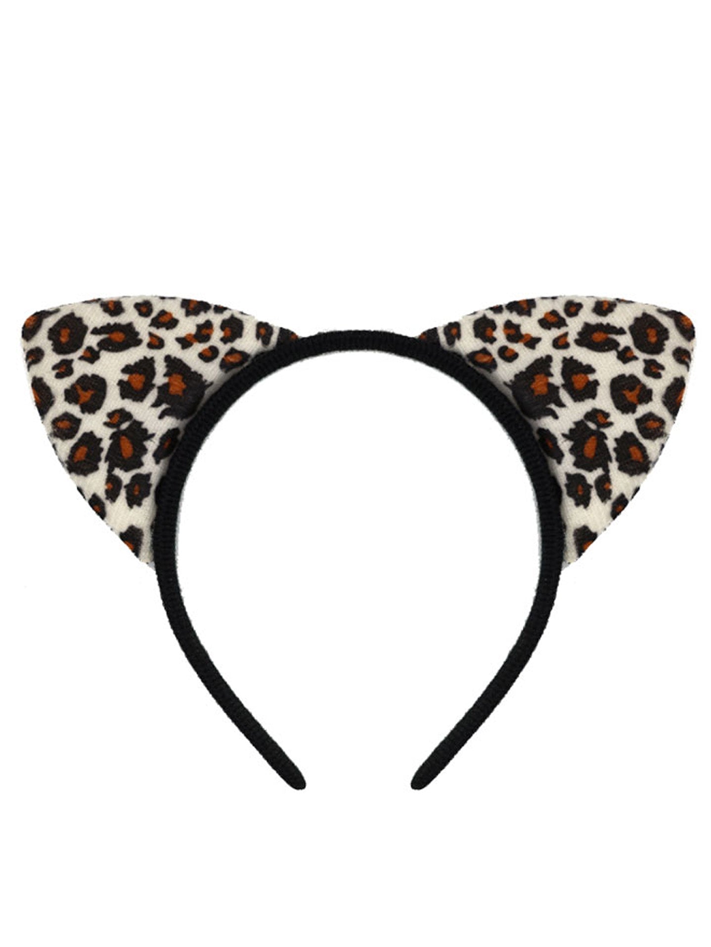 Diadema con Orejas de Gato Estilo Leopardo – Accesorio Divertido para Disfraz