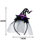 Diadema Sombrero de Bruja – Accesorio Encantador de Halloween